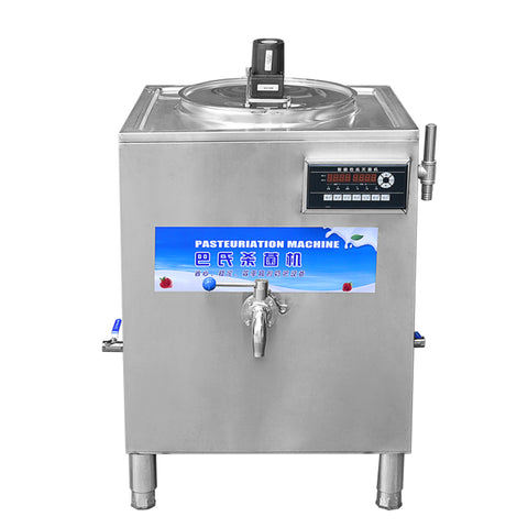 Kolice 100L Milk Pasteurization Machine, 220V 9kW, 3-Layer 304 SS, Electric Stirring, for Dairy Processing