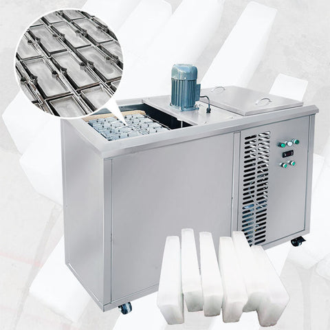 Commercial 300Kg per day Square Block Cube Cube Ice Small Making Machine, block ice plant