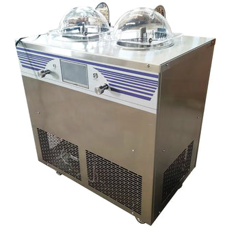 BIG Staff 2 flavors live show fresh italian gelato hard ice cream machine batch freezer - Kolice