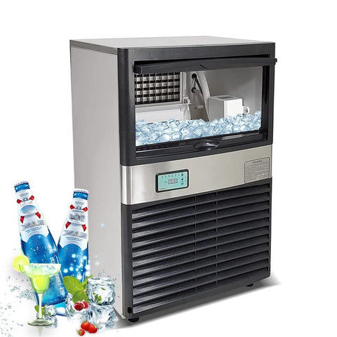 Ice Cube Machine Ice Cube Maker Ice Machine-99 LBS/Day for Hotel, Bars, Cafes, Restaurant, Dessert Shop