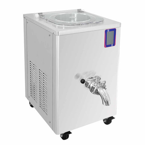 Kolice 20L Milk Fruits Ice Cream Vertical Pasteurization Machine, 110V/60Hz, 1.2kW Refrigeration, 2.2kW Heater, S304 Stainless Steel, Dual Fan Cooling, 4.3" LCD Touch Screen, for Dairy & Food Sterilization