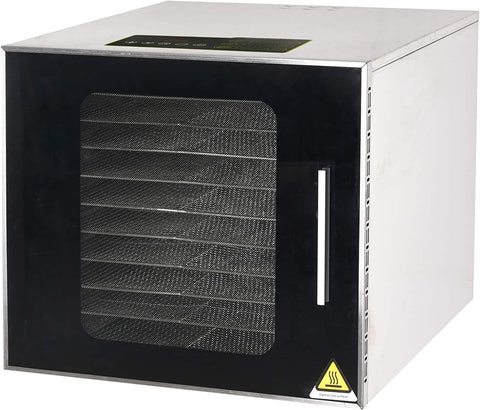 Kolice Food Dehydrator, 10-Layer 304 Stainless Steel Rack, 52L Capacity, 1000W, Digital Timer & Temp Control, for Bars, Cafes, Restaurants