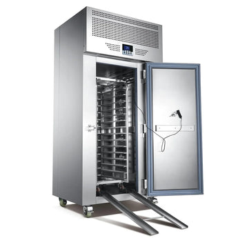 15 Trays Flash Blast Chiller Include Trolley Cart,Chest Freezer,Shock Freezing-Lowest temperature -40°F(-40°C) - Kolice