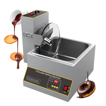 Electric Chocolate Tempering Wheel Machine,Chocolate Melter Pot Heater,Commercial Electric Melting Mixer Machine,Heated Chocolate Depositing Machine - Kolice