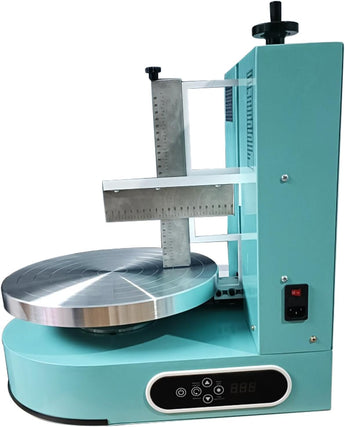 Cake decorating machine,Cake Decorating Coating Machine Cream Spreading Automatic Frosting Turntable with Graduated Scraper 60-320RPM Rotating Speed for 6-14inch Cakes - Kolice