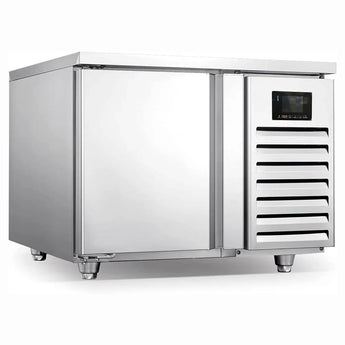 3 Trays Chest Flash Blast Chiller Freezer Dumpling shock Batch Freezer temperature for Hard ice Cream Chicken Fish Dessert - Kolice