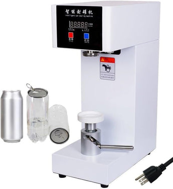 Automatic Electric Can Sealing Machine with Counter LCD Display, Height Tin Can Seaming Closing Capping Machine - Kolice