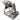 3D PreAsion Stainless Steel 60L Waist Drum Dry Powder Particle Mixing Mixer Blender Machine - Kolice