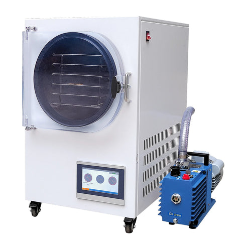 5 trays Food Vacuum Freeze Dryer machine/food Dehydrator/Freeze Dryers Scientific with Large Pump Included