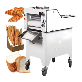 Dough Toast Bread Molding and Croissant Dough Sheeter 2 in 1 Electric Dough Roller - Kolice