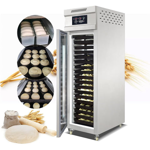 Kolice 18 Trays 650L Baking Proofer Machine, 4-in-1 Freezing/Thawing/Fermentation, -22°C to 45°C, 110V 880W, Commercial Dough Proofer