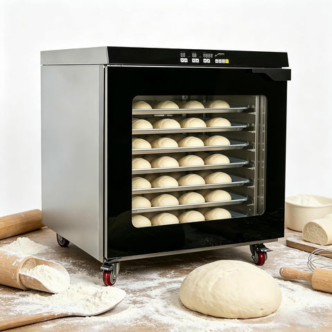 Commercial Bread Proofer Cabinet, 280L Dough Fermentation Machine with Temperature & Humidity Control, 8 Full-Size 18 x 26 in Sheet Pan Capacity, Stainless Steel, 110V 500W