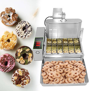 Mini 6 Rows Donut doughnut Making maker frying Machine - Kolice