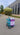 Ice Cream push cart with Freezer Mini Gelato ice Cream cart Refrigerator cart Mobile Food carts - Kolice