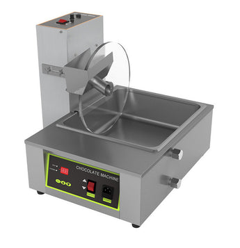 Kolice Electric Chocolate Tempering Wheel Machine, Chocolate Melter Pot Heater, Commercial Electric Melting Mixer Machine