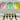 Desktop 5 Flavors Soft Serve Ice Cream Machine maker ETL 5 Different Discharge Nozzles Upper Tanks Refrigerated Transparent Dispenser Set - Kolice