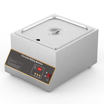 Kolice Electric Chocolate Tempering Wheel Machine, Chocolate Melter Pot Heater, Commercial Electric Melting Mixer Machine