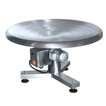 48” Stainless Steel Rotary Accumulation Package Collecting Table - Kolice