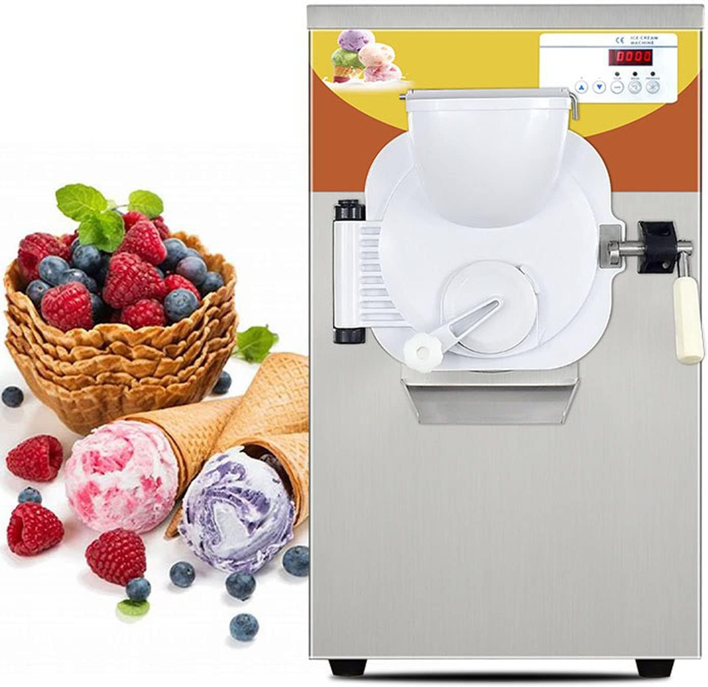 Countertop Hard Ice Cream Machine,Gelato Ice Cream Machine,Mini Ice Cream  Maker