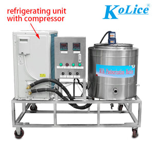 Pasteurizador de máquina de pasteurización refrigerada comercial Kolice 150L con función de enfriamiento para esterilización de cerveza, jugo de leche, equipos lácteos