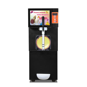 Margarita Frozen Cocktail Slushy Milkshake Machine Maker Bière glacée Café glacé Bubble Tea Slushie Making Machine avec LED Lightbox publicitaire