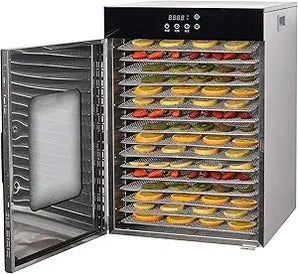 Kolice High capacity Tabletop 16 tiers Dried fruit machine, drying machine, food preserver, food dehydrator, multi-tier