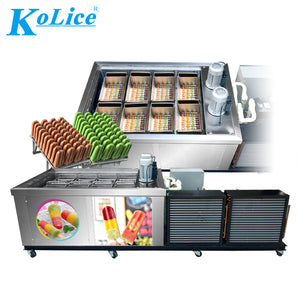 Kolice Commercial Heavy Duty 8 mold sets ice popsicle pops machine ice lolly making machine ice sticks machine snack foods and street foods equipment