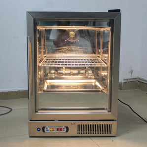 Beef Aging Showcase Freezer,Dry Aging Beef Steak Fridge Cabinet,Steak Ager-168L, 3 Tiers,Temperature Range: -5℃~ to 10℃ (23℉ to 50℉)