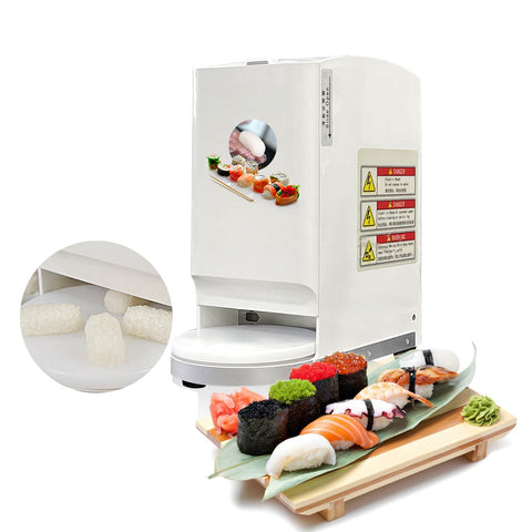 Commercial Automatic Sushi Rice Roll Forming Machine, 1000-1200pcs/hour Portable Sushi Rice Ball Making Machine, Rice Density Adjustable