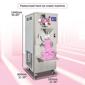 Combine the Functions of the Pasteurization and Hard Ice Cream in One Single Batch Freezer/gelato Machine