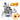 Commercial Gas (LNG or LPG) Heating Donuts Frying Machine Donuts Maker Doughnut Frying Making Machine- 3 Different Molds to Make Ball/Flower/Ring Shaped Donuts, Dia.1.18~3.54 inches