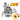 Commercial Gas (LNG or LPG) Heating Donuts Frying Machine Donuts Maker Doughnut Frying Making Machine- 3 Different Molds to Make Ball/Flower/Ring Shaped Donuts, Dia.1.18~3.54 inches