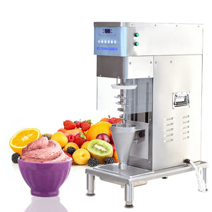 Automatic lifting swirl freeze frozen fruits dessert Ice Cream milkshake smoothie spaghetti Blender machine mixer