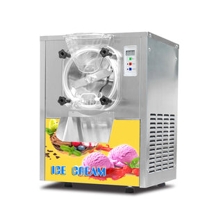 Countertop batch freezer, italian ice, hard ice cream making machine, continuous freezer gelato machine