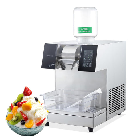 Kolice KQ-180F Shaved Ice Machine, 407 lbs/Day, 1000W, 110V, Commercial Grade with Touch Screen & Stainless Steel Blade, for Restaurants & Food Trucks