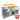 ETL certificate 21 inches Double Squart Pan Fried Ice Cream Roll Machine Smart AI Temp Control Transparent Sneeze Guard 10 Refrigerated Buckets - Kolice