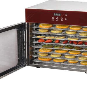 Countertop 8-layers Dried fruit machine, drying machine,food processing machine, food dehydrator, stainless steel rack,digital control,timer,double insulating layer