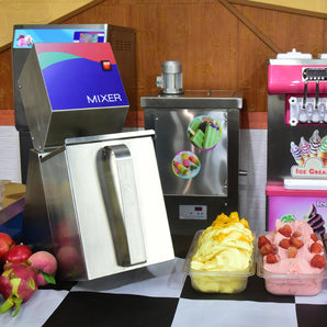 Hard ice cream mix blender/popsicle mix mixer/ice cream mix blending machine/ice cream with fruits blending machine