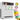 ETL Kolice Commercial Machine à crème glacée molle à 5 saveurs, 3 mélanges, 2 saveurs mélangées, machine à crème glacée avec réservoirs supérieurs, réfrigérée et porte transparente