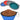 Collapsible Portable Silicone Big Dog Bowls,2 Pack,34 oz/Each Bowl,Silicone Basic Bowl with Plastic Rim and D-Ring,Foldable Travel pet Feeder,Portable Basic Bowl for Dog (Blue) - Kolice