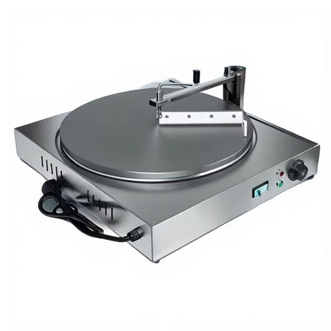 Rotating French Large Pancake Automatic Electric Crepe Machine Making Crepe Machine Commercial Food Processing Machinery