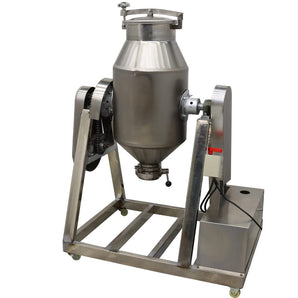 3D PreAsion Stainless Steel 60L Waist Drum Dry Powder Particle Mixing Mixer Blender Machine