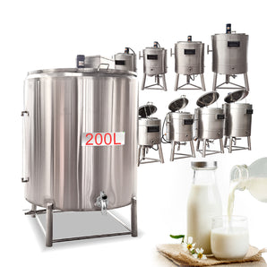 Pasteurizador comercial de la máquina de la pasteurización de Kolice 200L para la salsa de la cerveza del jugo de leche