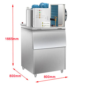 200kg Flake scale chips Ice Machine Ice Making Machine Commercial Air Cooling for Fishery