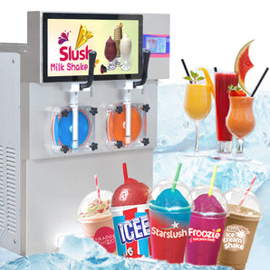 Frozen ice slush machine cocktail smoothie granizadora para coctel frozen drink slushie mix commercial puppy ice slush machine