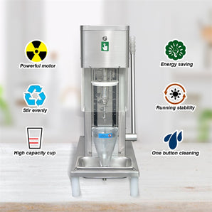 Yogurt Swirl freeze Milkshake ice cream blending machine gelato ice cream mixing machine frozen yogurt gelato ice cream blender