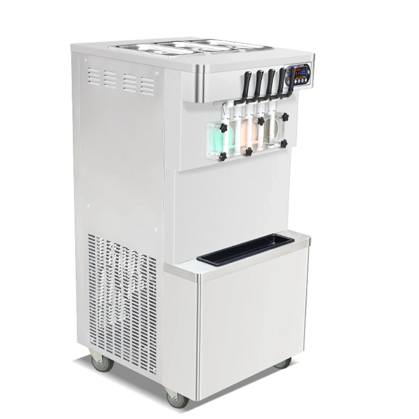 Kolice soft serve machine production and dispensing workflow