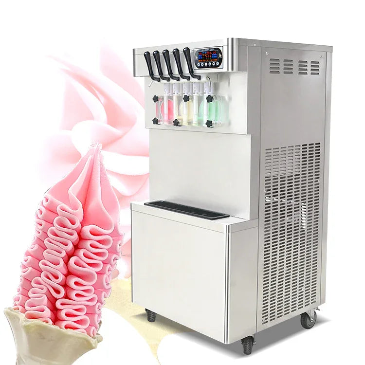Kolice soft serve machine production and dispensing workflow