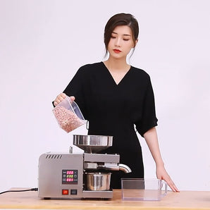 Automatic soybean peanut hot and cold Oil Press Machine,Grade Extractor Oil Expeller for Flax Peanut Castor Hemp Seed Canola Sesame Sunflower