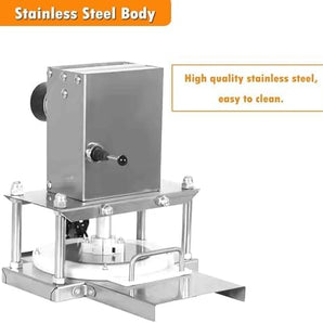 Electric Dough Press Machine, Commercial Roller Sheeter for Pizza, Tortilla and Pastry Dough Making